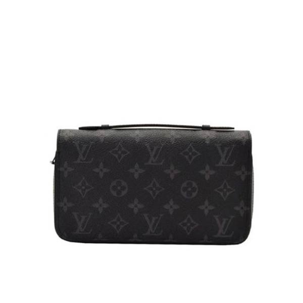 Louis Vuitton Zippy XL Eclipse 黑經典花紋多功能長夾