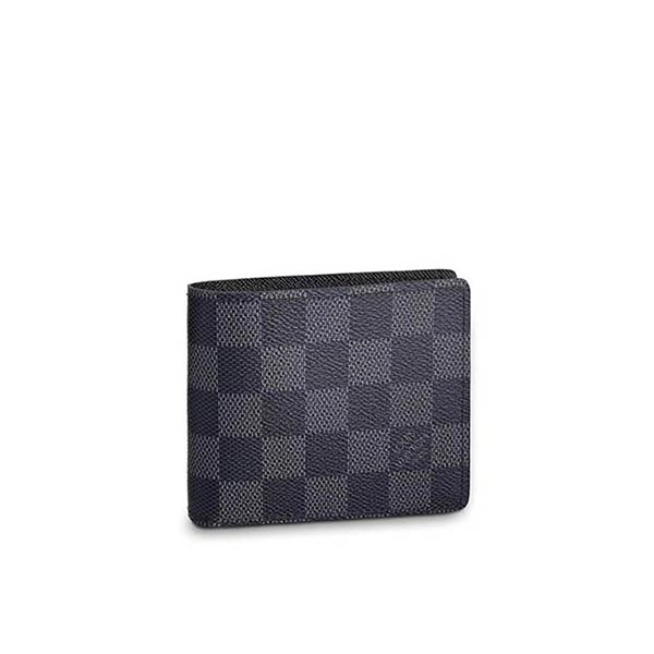Louis Vuitton Slender 黑棋盤格紋錢包
