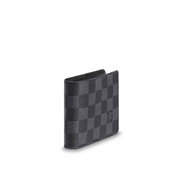 Louis Vuitton Slender 黑棋盤格紋錢包